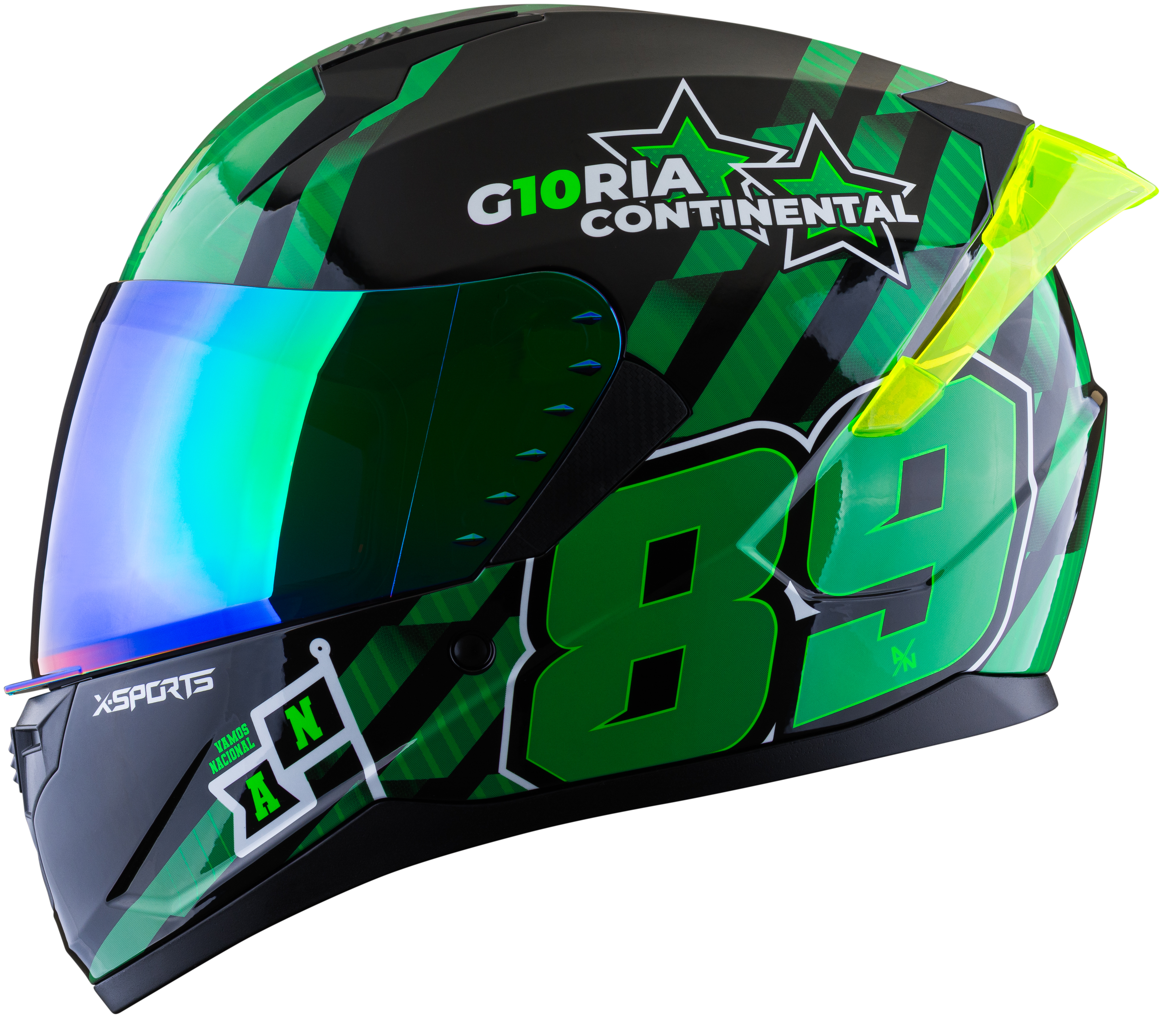 Casco XSPORTS M67 Atletico Nacional