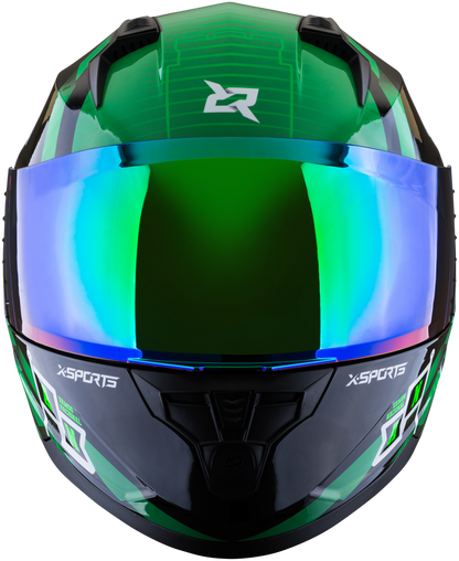Casco XSPORTS M67 Atletico Nacional