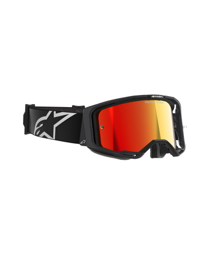 Gafas Googgle Alpinestars Vision 8 Corp Negro Mirror Rojo