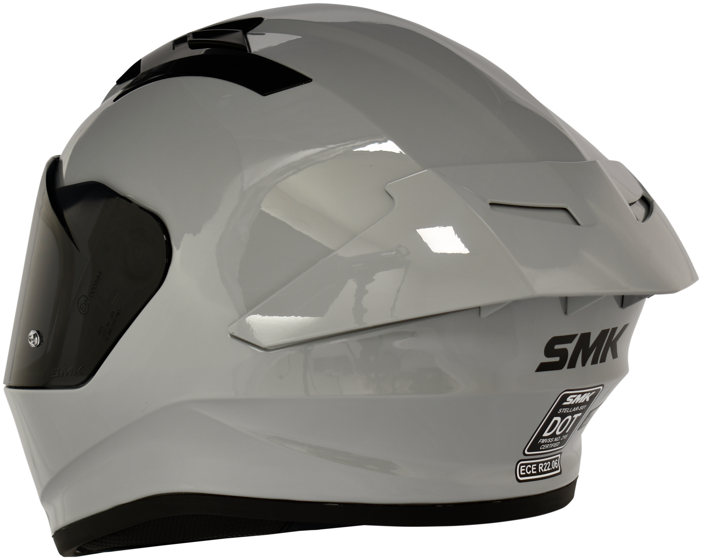 Casco SMK STELLAR Gris