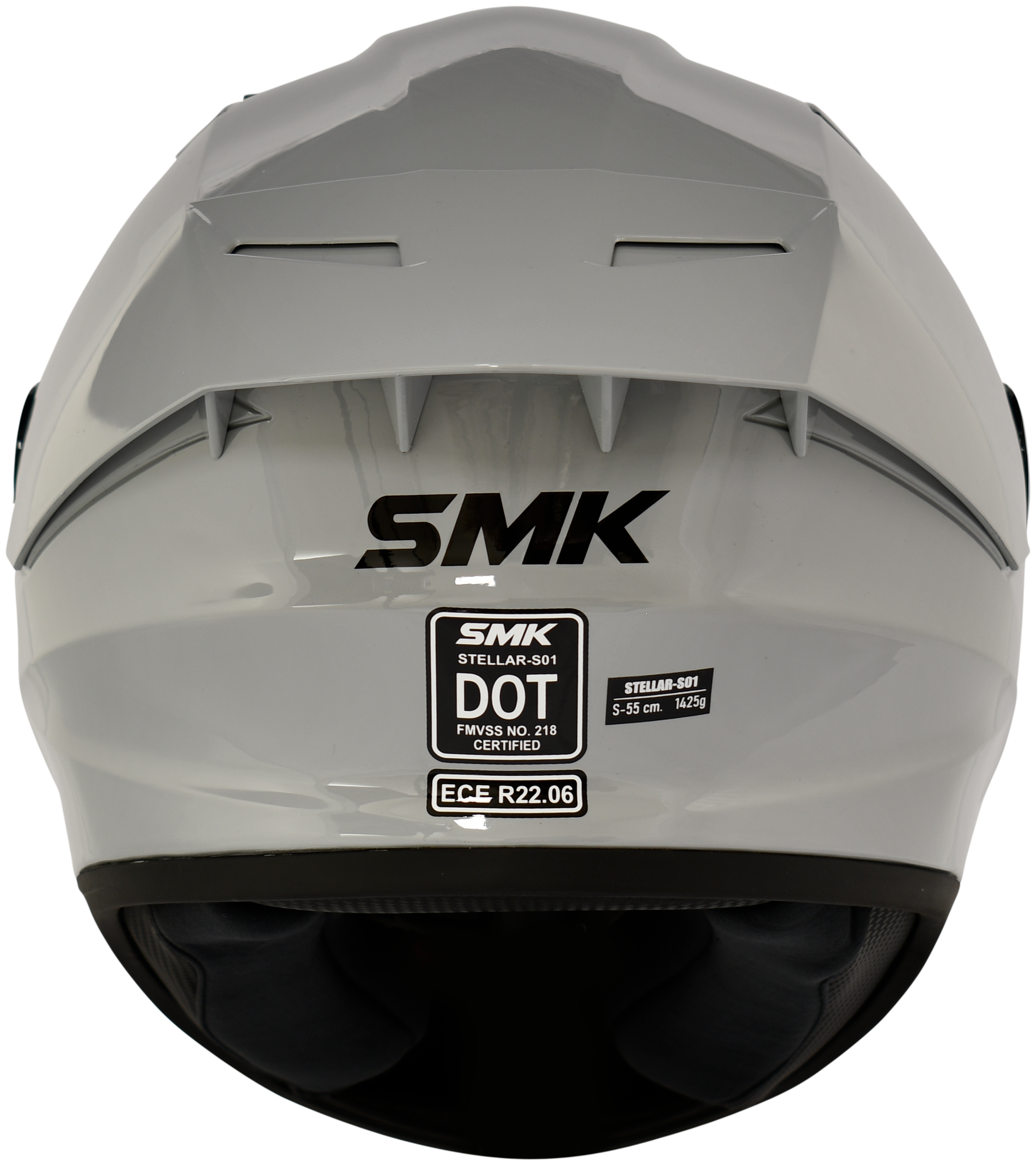 Casco SMK STELLAR Gris