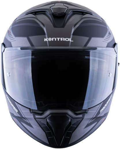 Casco KONTROL Trooper RS Gris Rojo