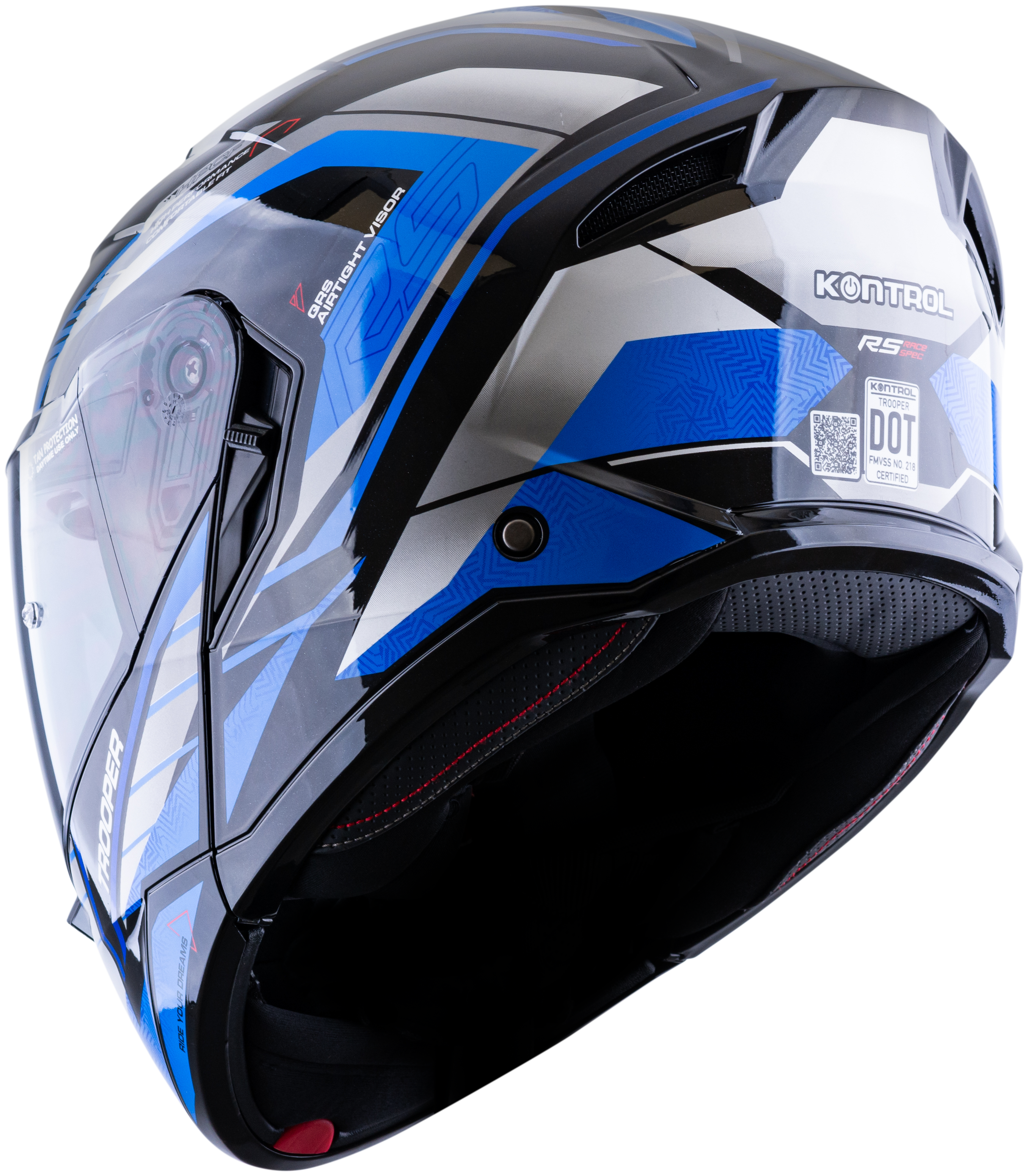 Casco KONTROL Trooper RS Azul