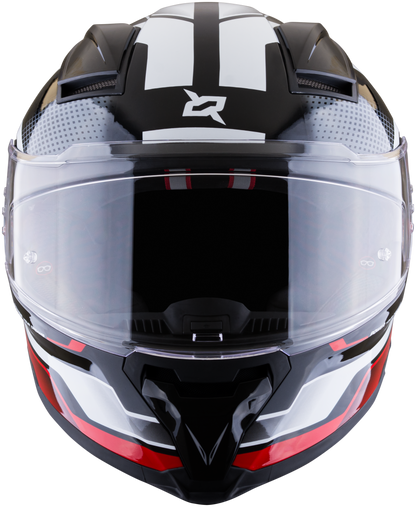Casco XSPORTS Helios Asphalt Negro Rojo Blanco