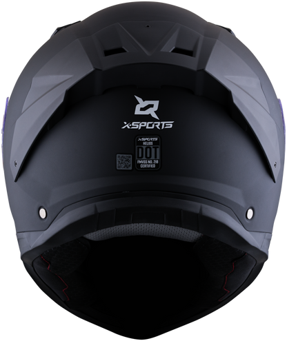 Casco XSPORTS Helios Negro Mate