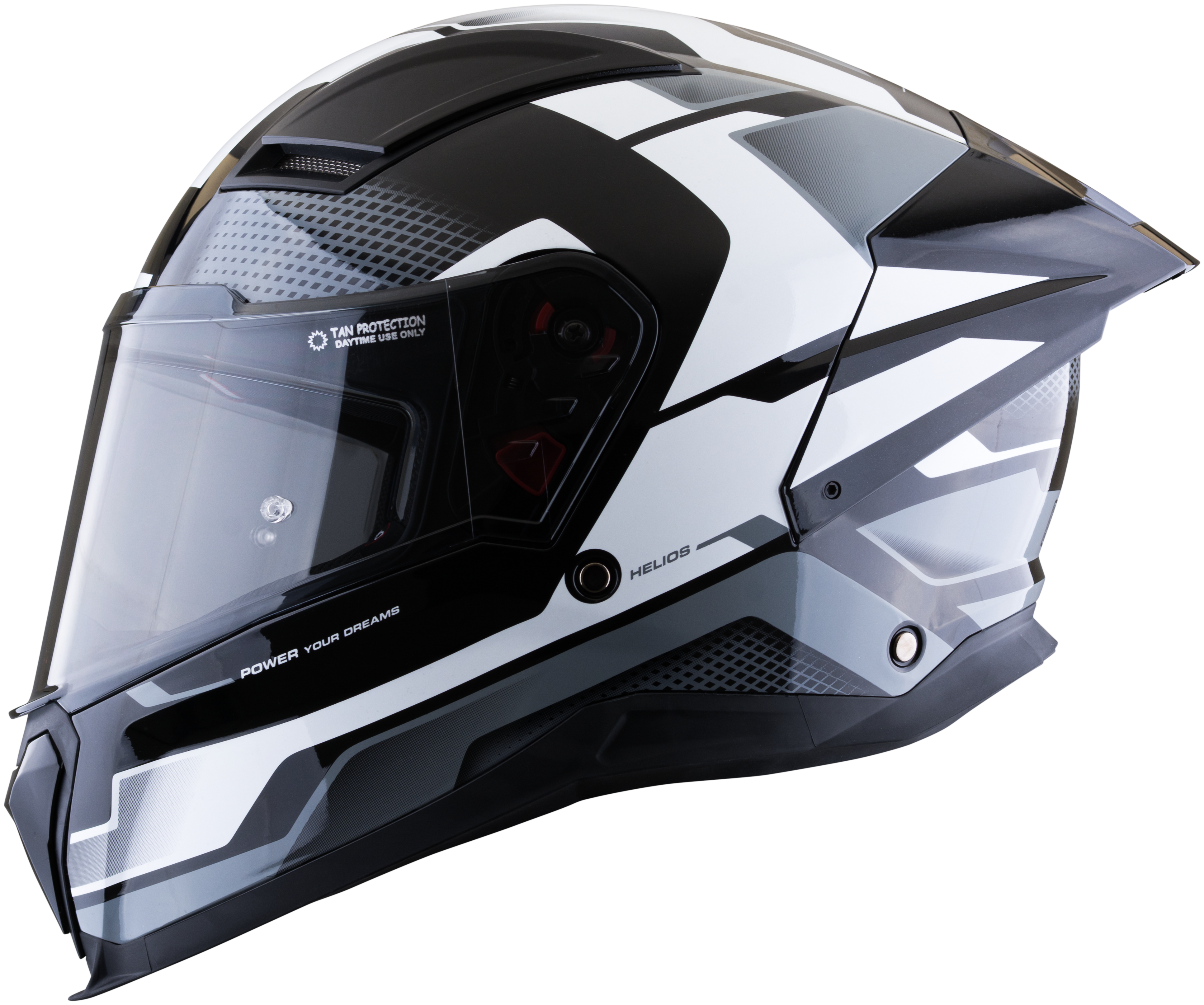 Casco XSPORTS Helios Asphalt Negro Gris Mate