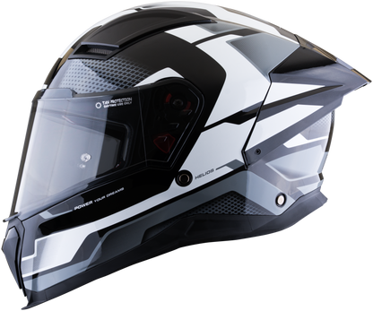 Casco XSPORTS Helios Asphalt Negro Gris Mate
