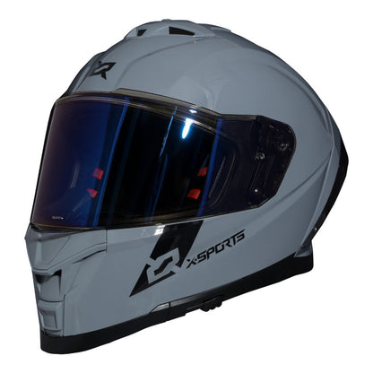 Casco Xsports X-162 Gris Brillante