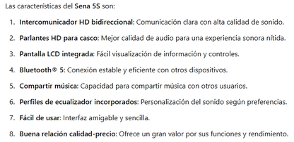 CARACTERISTICAS SENA5S