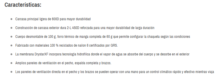 CARACTERÍSTICAS ALPINEBGTA