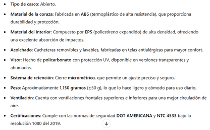 CARACTERÍSTICAS TECH10