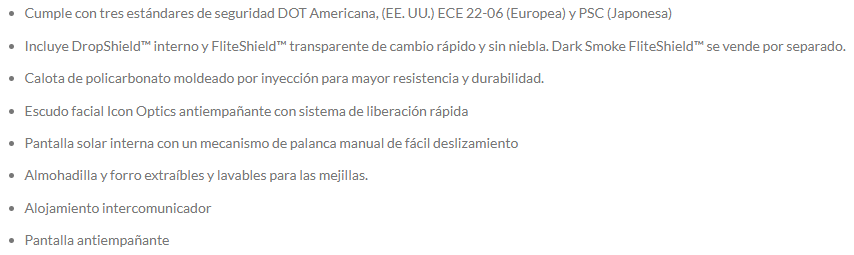 Carasteristicas IconAirfliteRubatoneNegroMatte