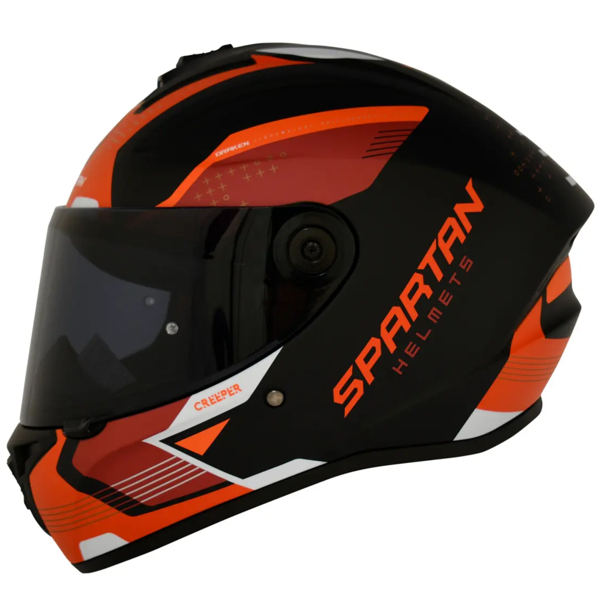Casco SPARTAN Draken Creeper Rojo