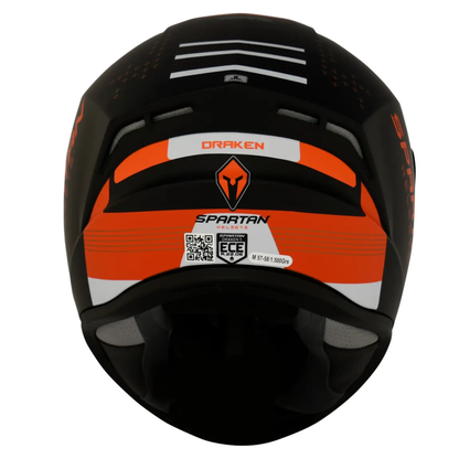 Casco SPARTAN Draken Creeper Rojo