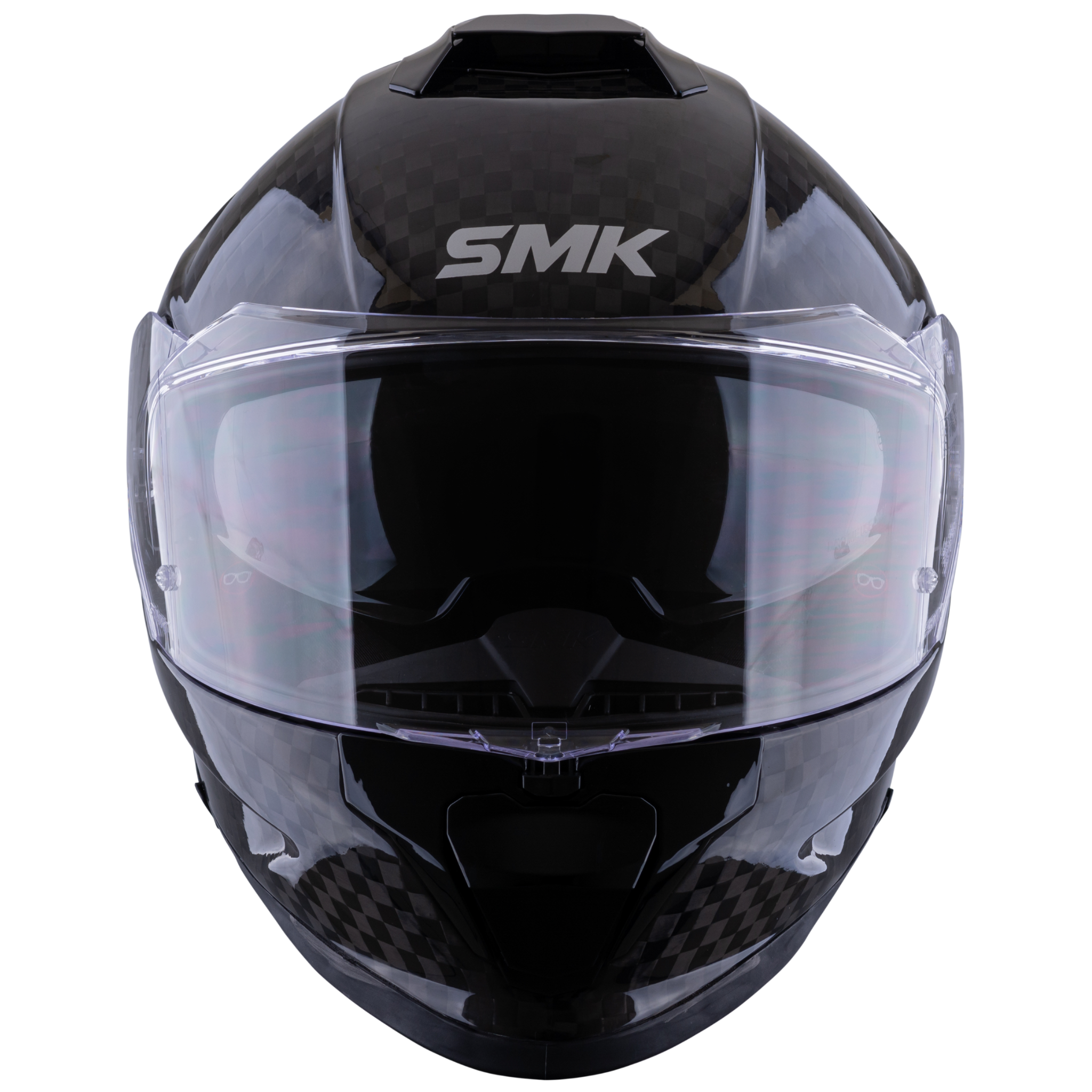 Casco SMK Titan Carbon Negro Brillante