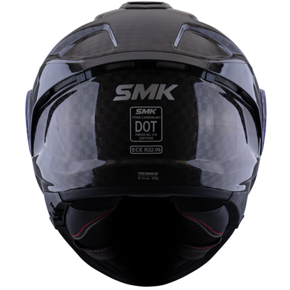 Casco SMK Titan Carbon Negro Brillante