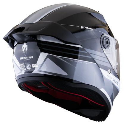 Casco SPARTAN Fenix Slab Gris Negro