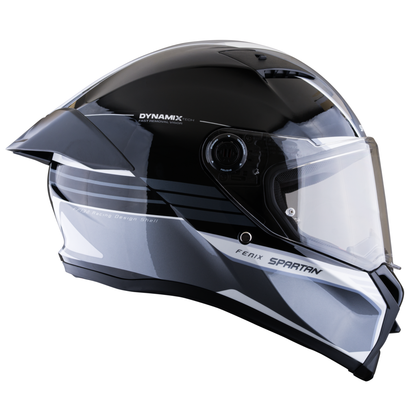 Casco SPARTAN Fenix Slab Gris Negro