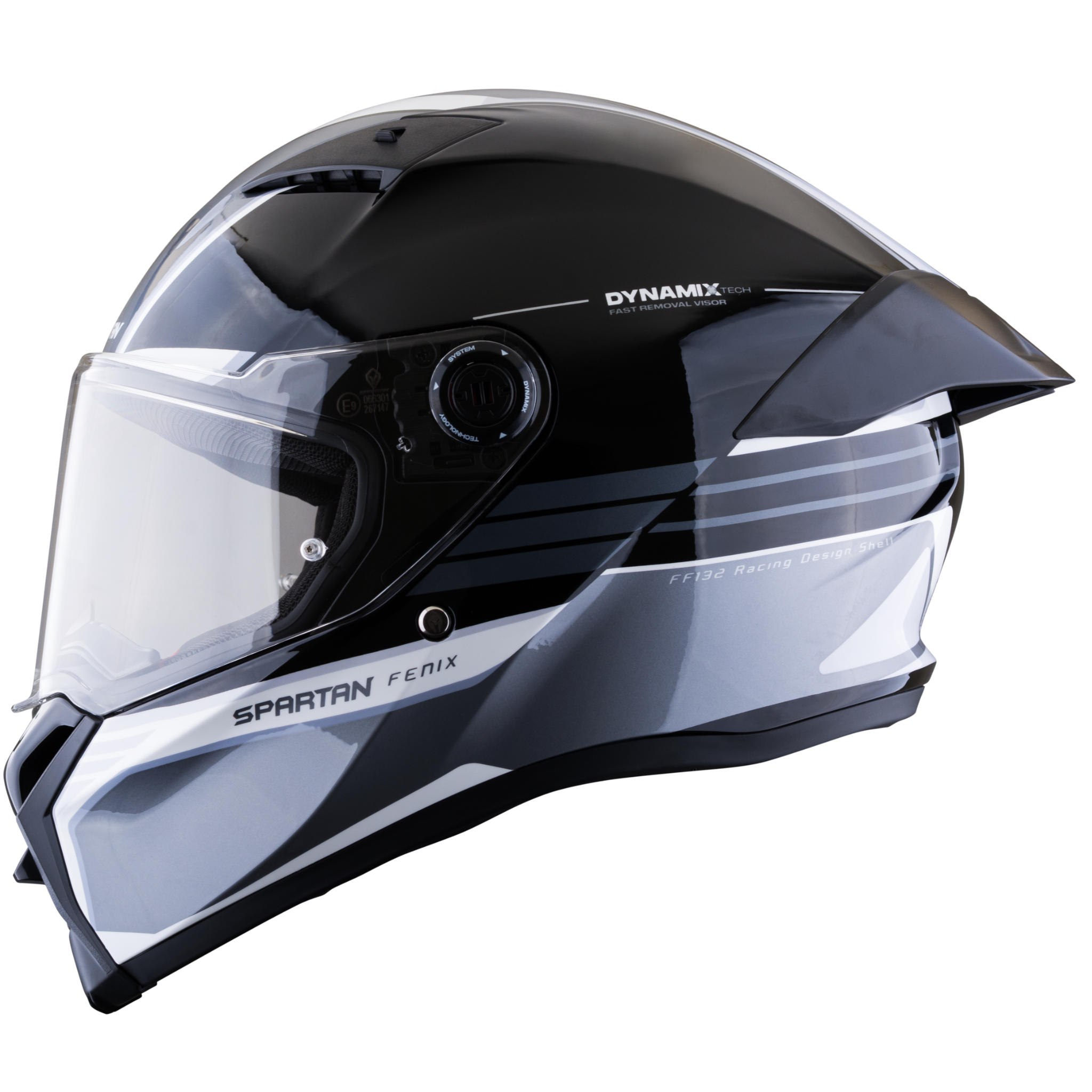 Casco SPARTAN Fenix Slab Gris Negro