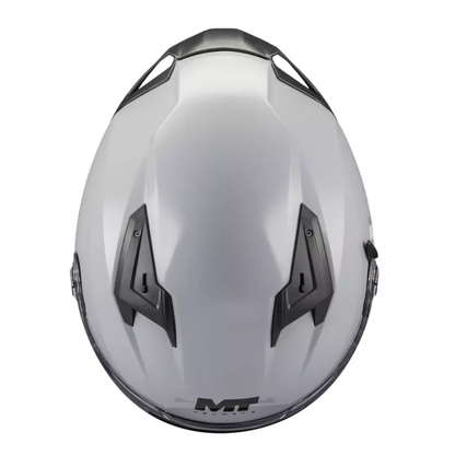 Casco MT BRAKER SV Pure A12 Gris Brillo