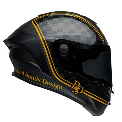 Casco Bell Race Star DLX Negro Dorado