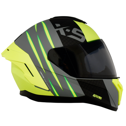 Casco Xsports M75 Vrave Amarillo Brillante