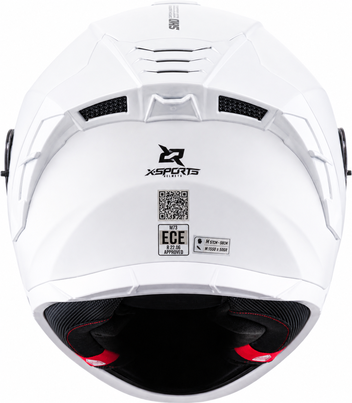 Casco XSPORTS M73 Blanco Brillo