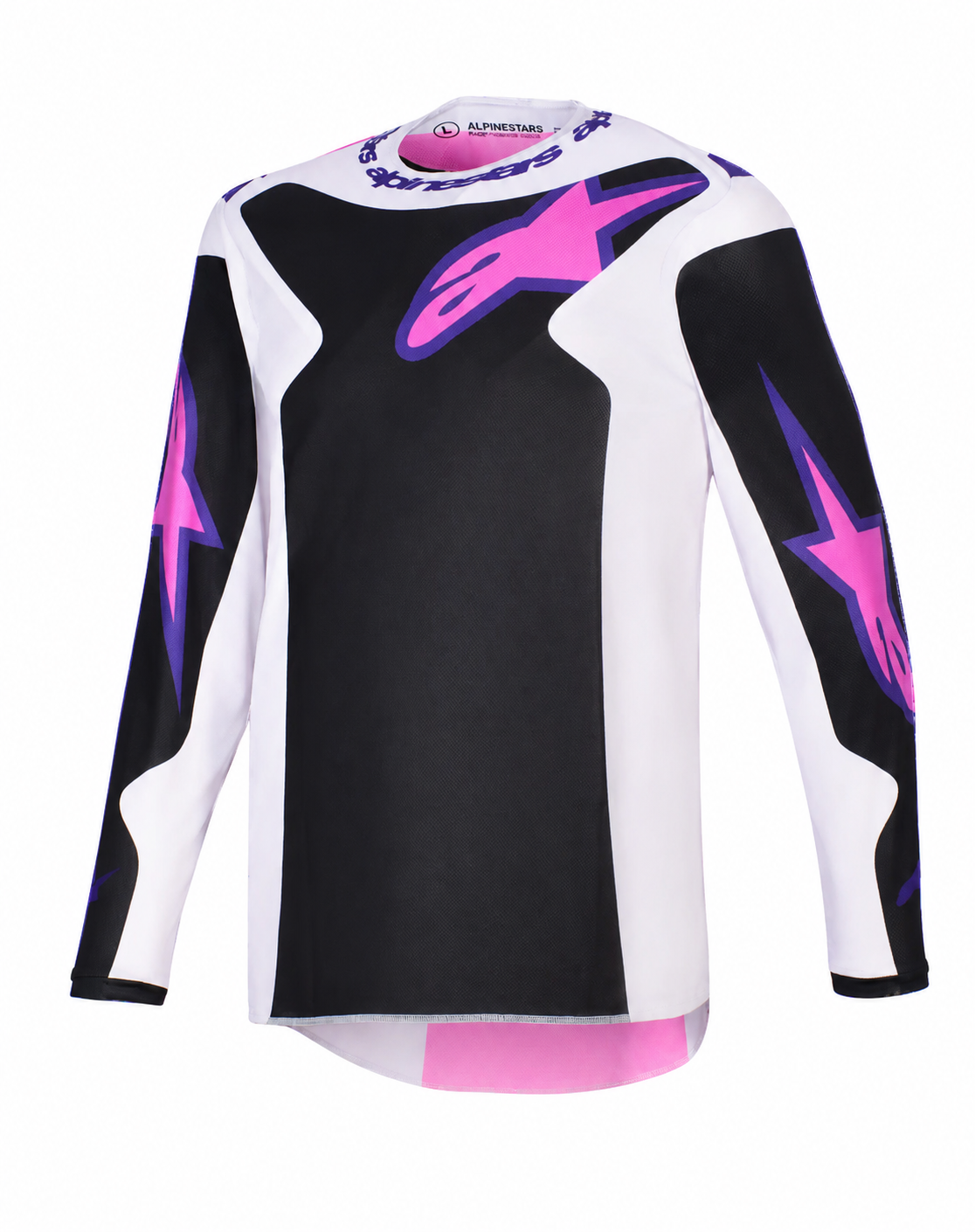 Jersey ALPINESTARS Fluid Gris Rosa 2026