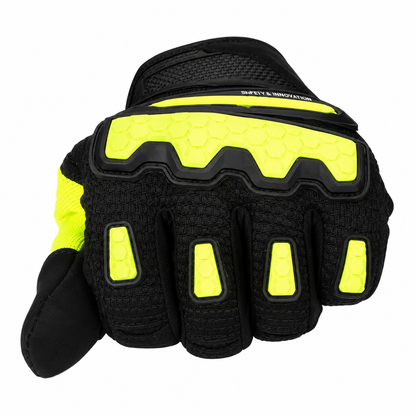 Guantes ROYAL ENFIELD Urban Hustler Verde Fluo