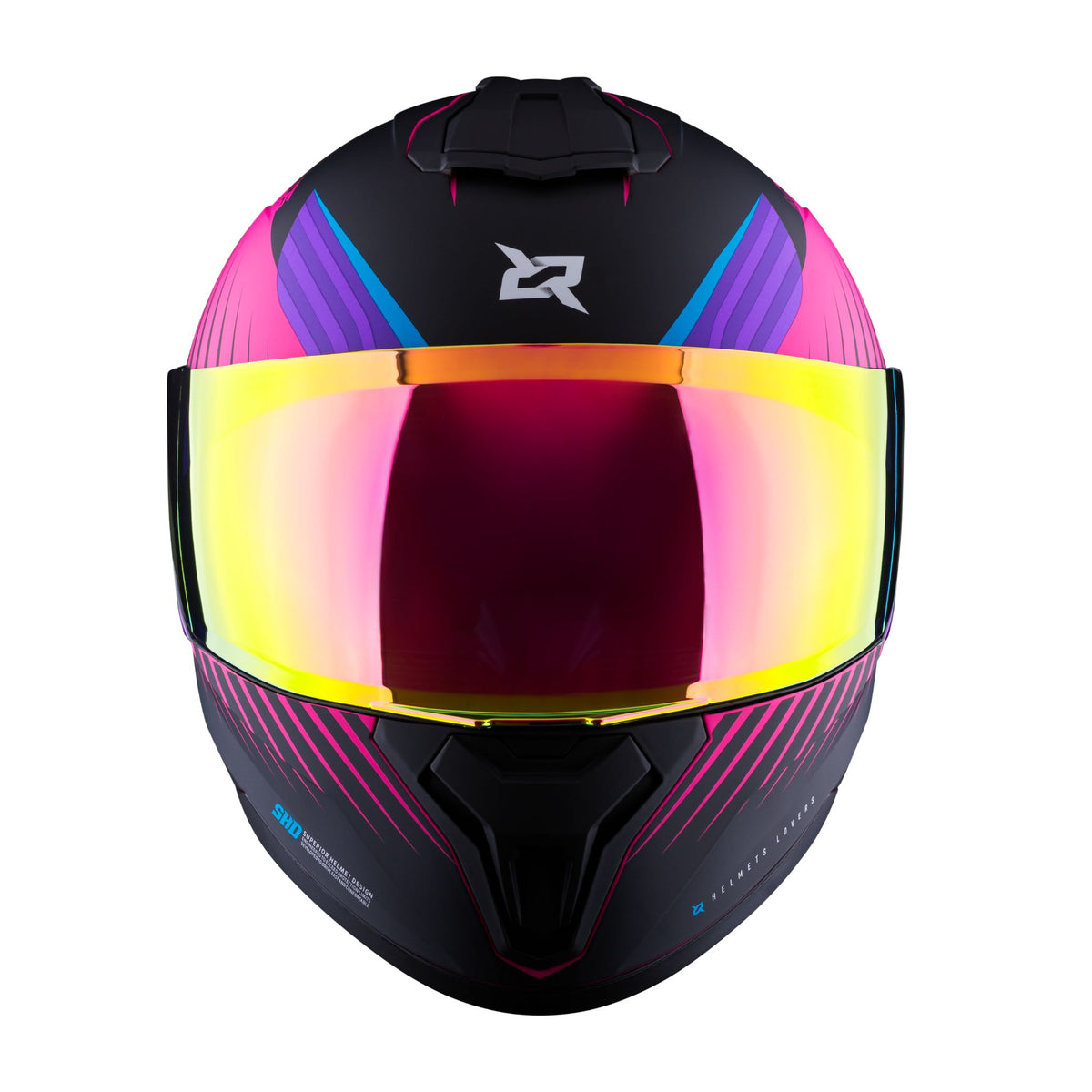 Casco XSPORTS M75 Hoxa Negro Morado