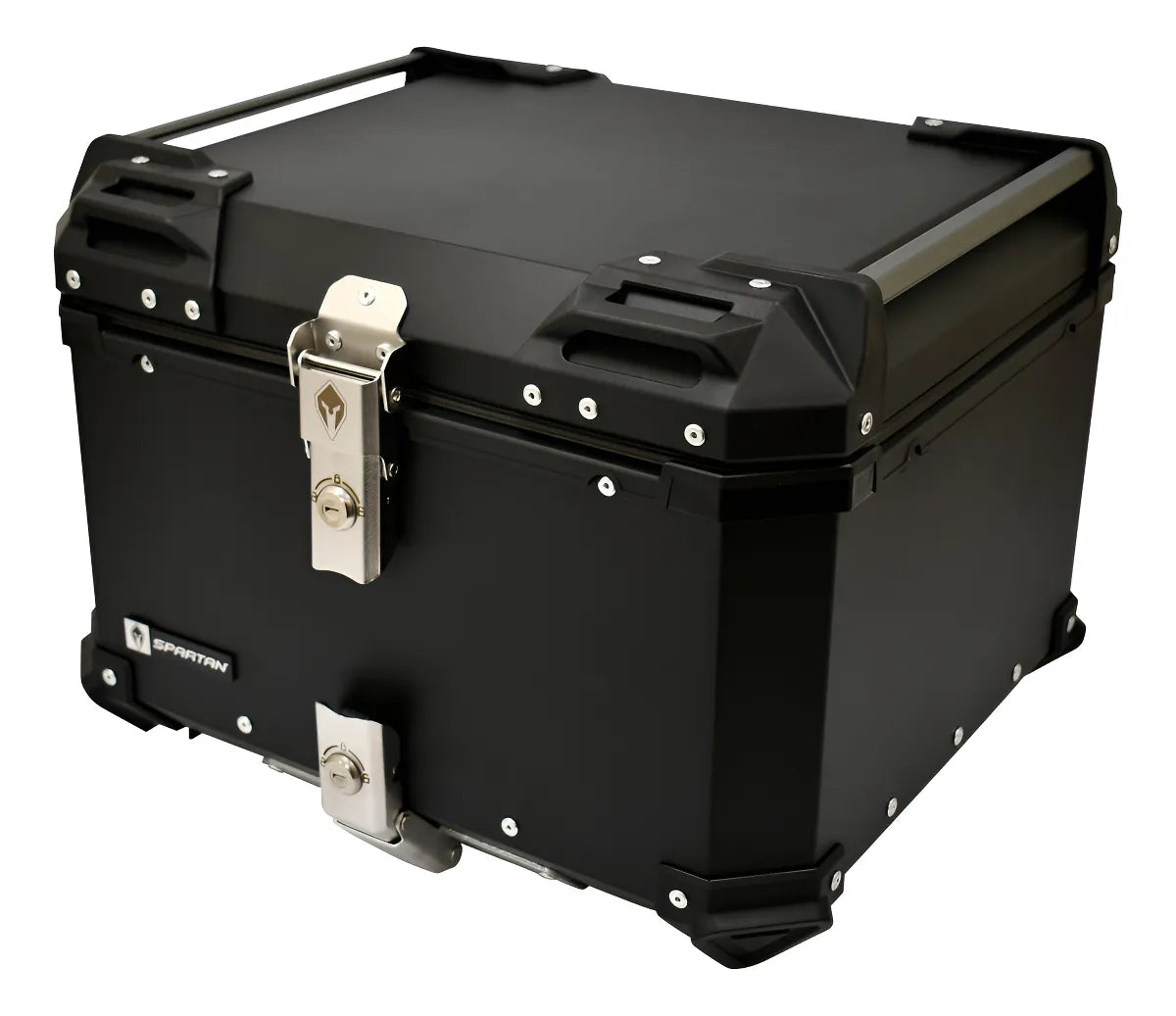 Maletero Spartan Aluminio 57 Lt Negro