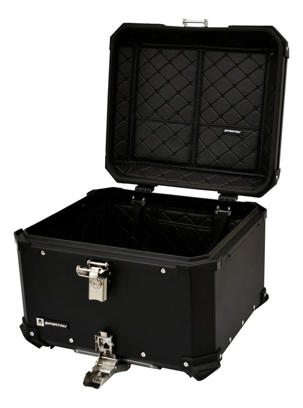 Maletero SPARTAN Aluminio 57 Lt Negro