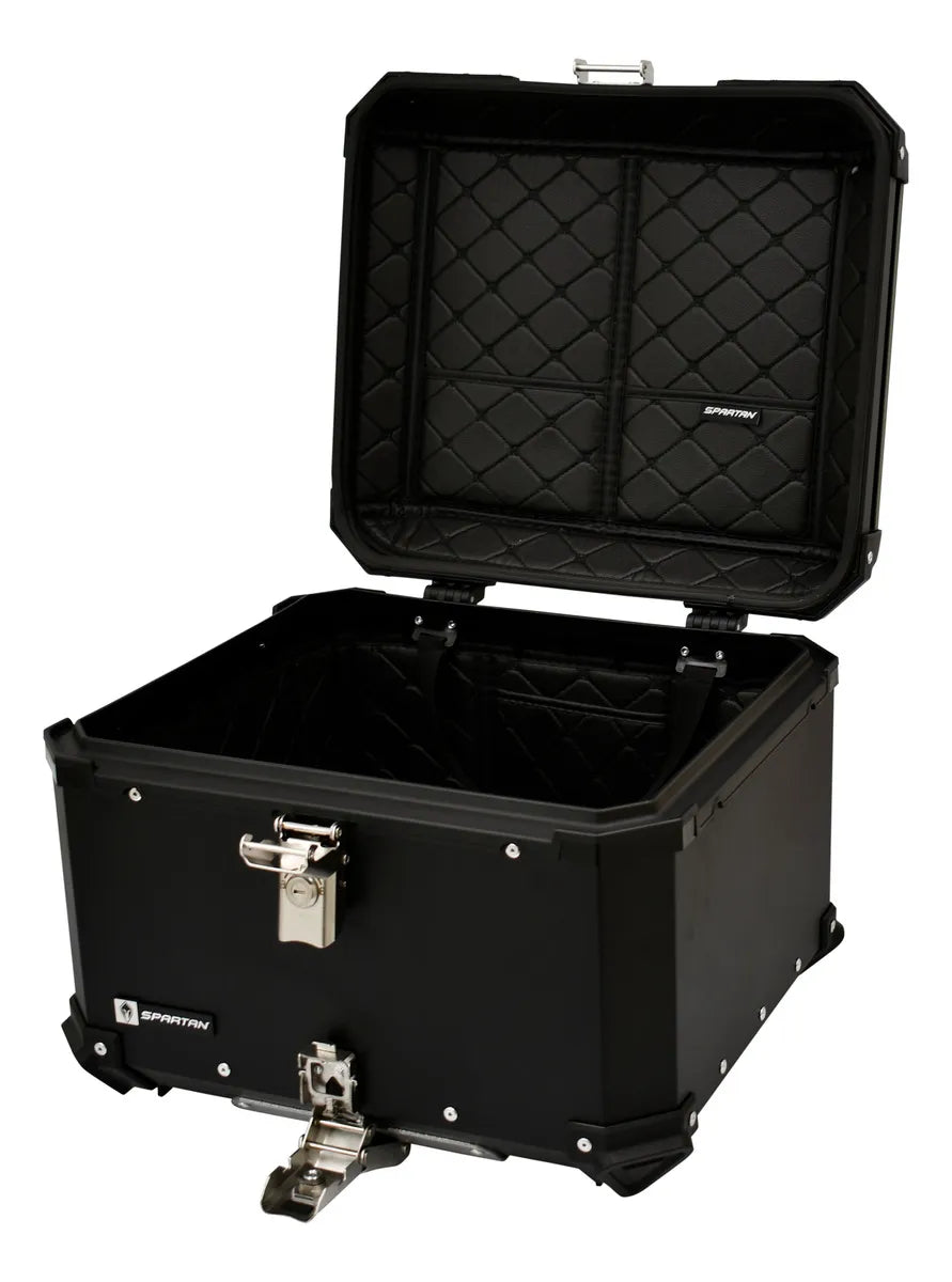Maletero Spartan Aluminio 57 Lt Negro