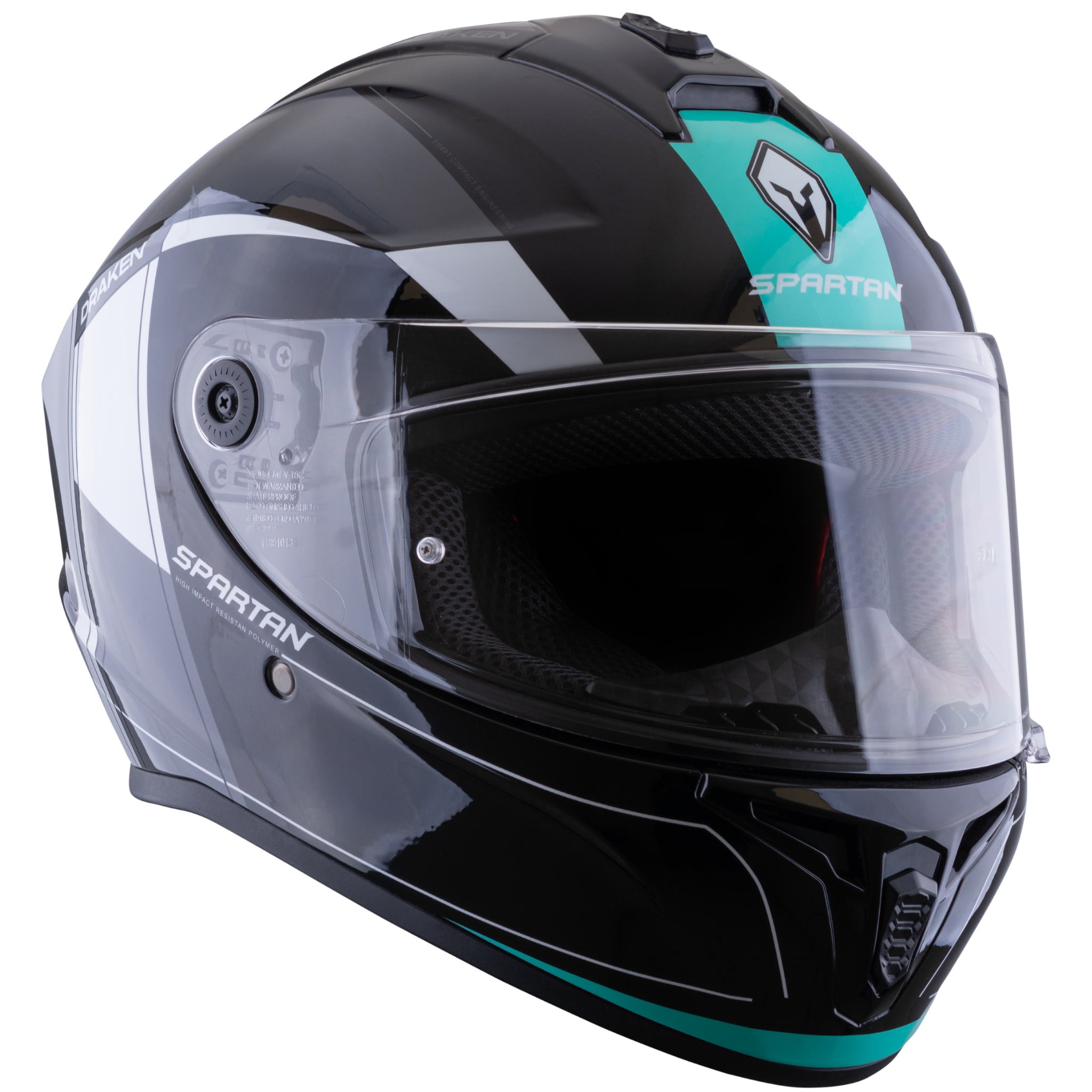 Casco Spartan Draken S Vancouver Negro Azul