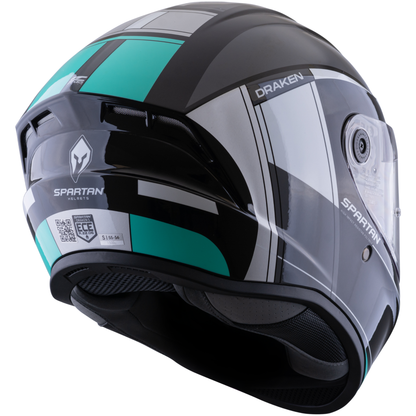 Casco Spartan Draken S Vancouver Negro Azul