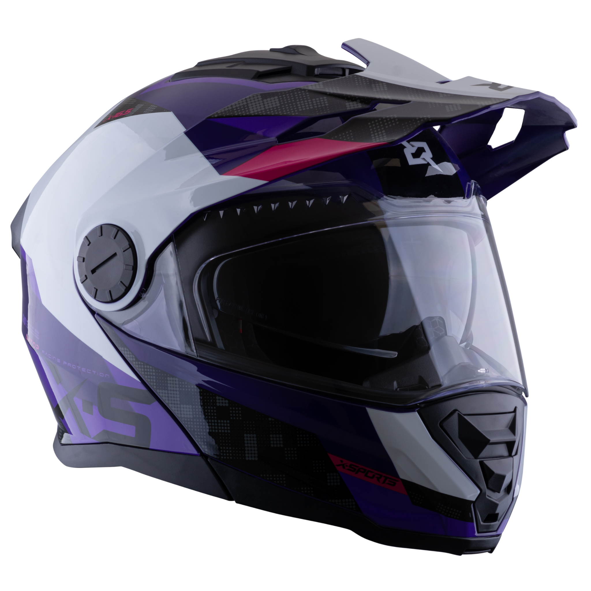 Casco XSPORTS X-165 Amptop Gris Morado