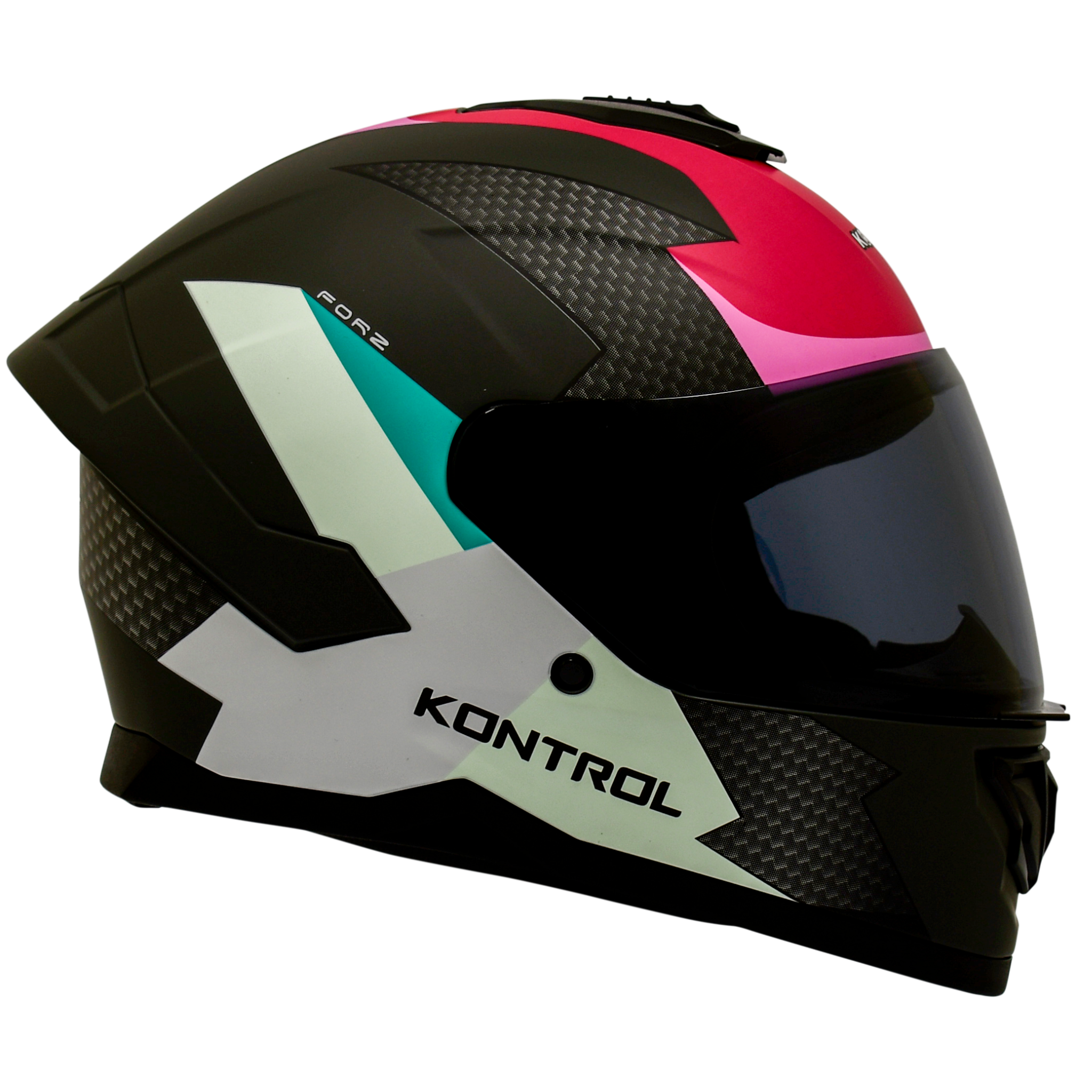 Casco KONTROL M78 Forz Negro Rosa