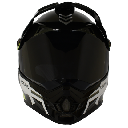 Casco Kontrol 819-6 Kapuk Negro Verde