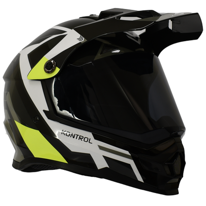 Casco Kontrol 819-6 Kapuk Negro Verde