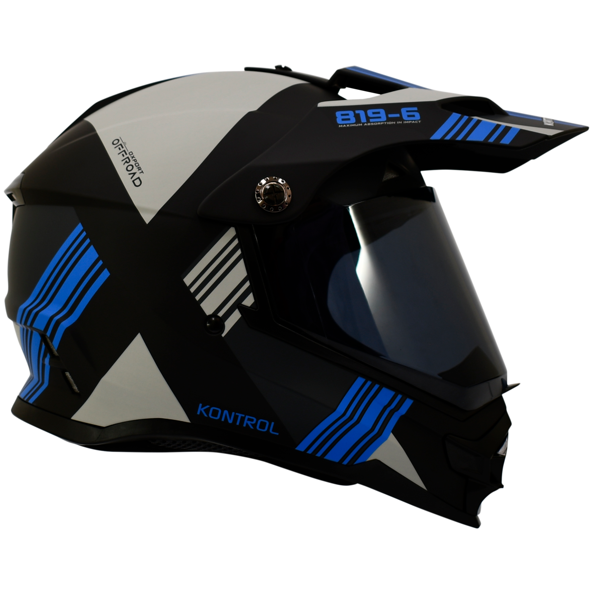 Casco Kontrol 819-6 OXPORT Negro Azul