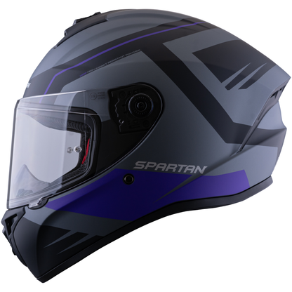 Casco Spartan Draken Aircraft Gris Morado