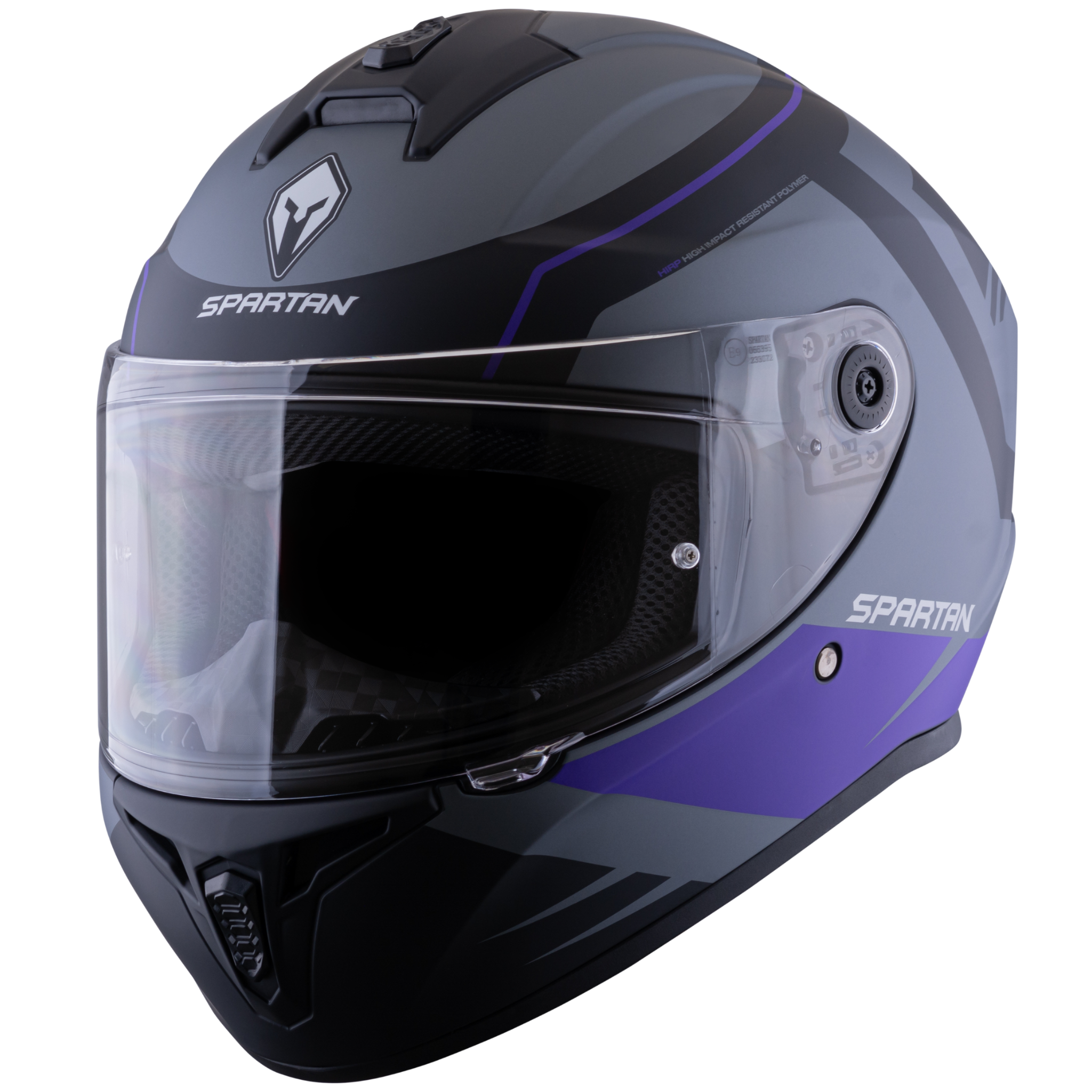 Casco Spartan Draken Aircraft Gris Morado