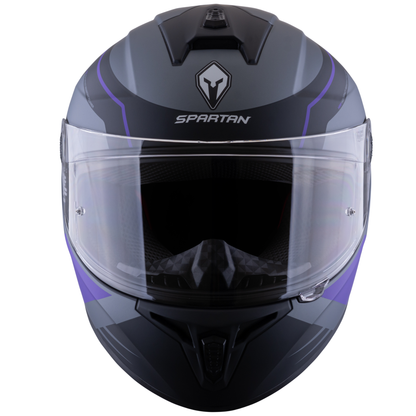 Casco Spartan Draken Aircraft Gris Morado