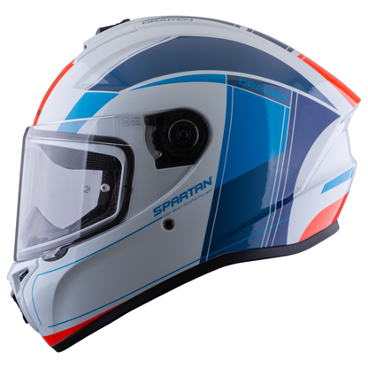Casco Spartan Draken S Vancouver Blanco Azul