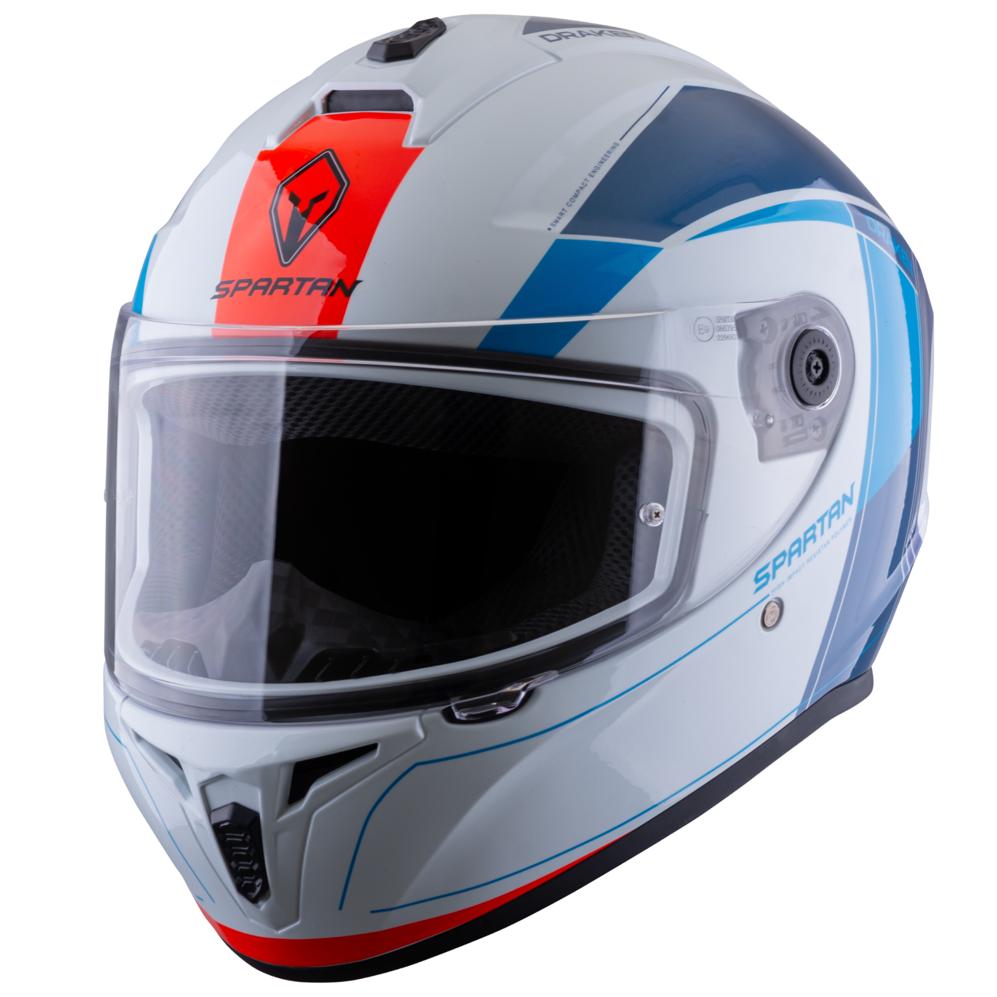 Casco Spartan Draken S Vancouver Blanco Azul