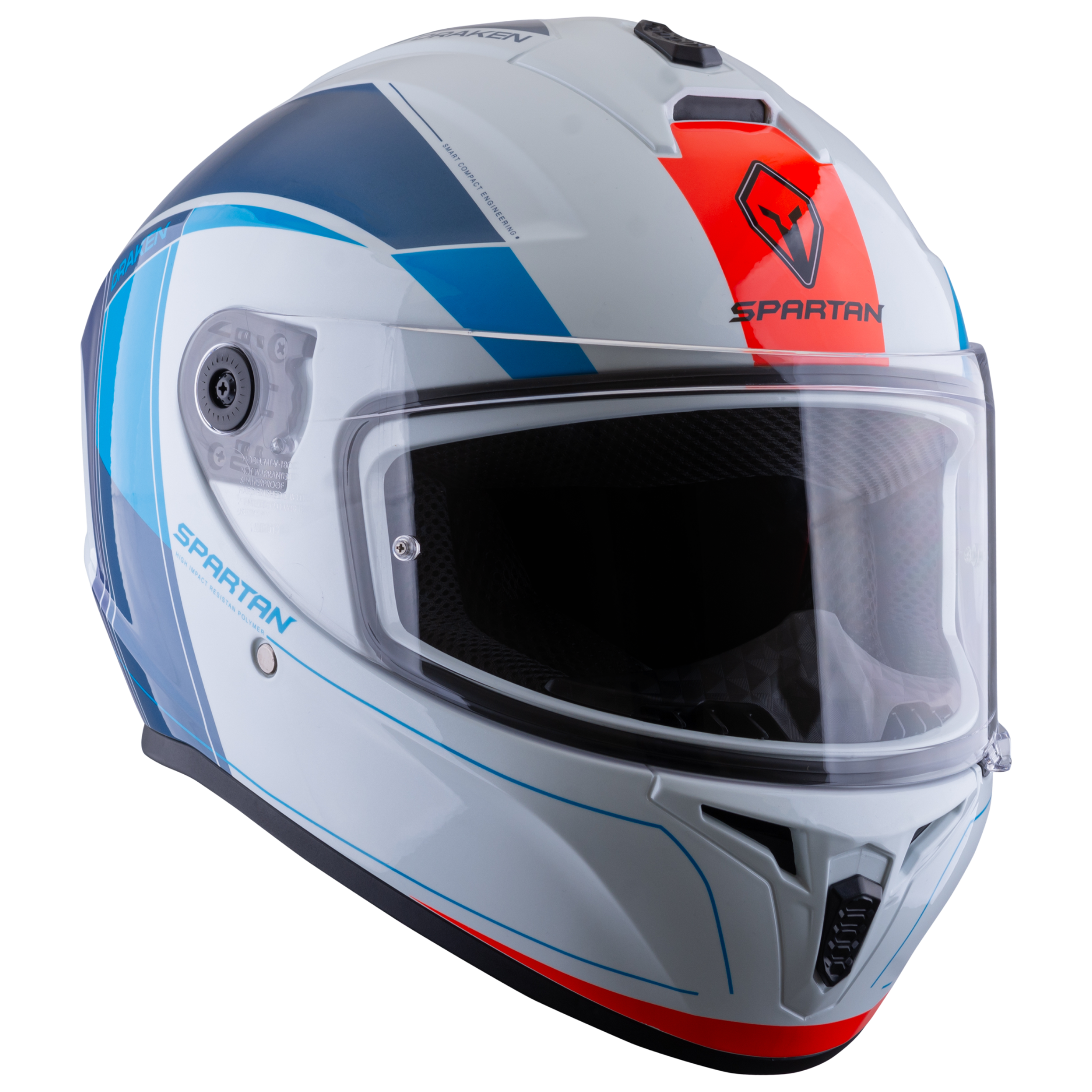 Casco Spartan Draken S Vancouver Blanco Azul