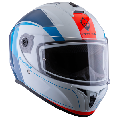Casco Spartan Draken S Vancouver Blanco Azul