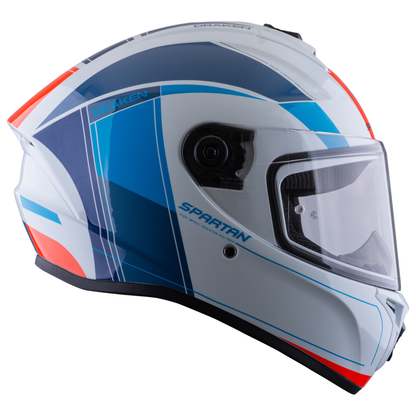 Casco Spartan Draken S Vancouver Blanco Azul