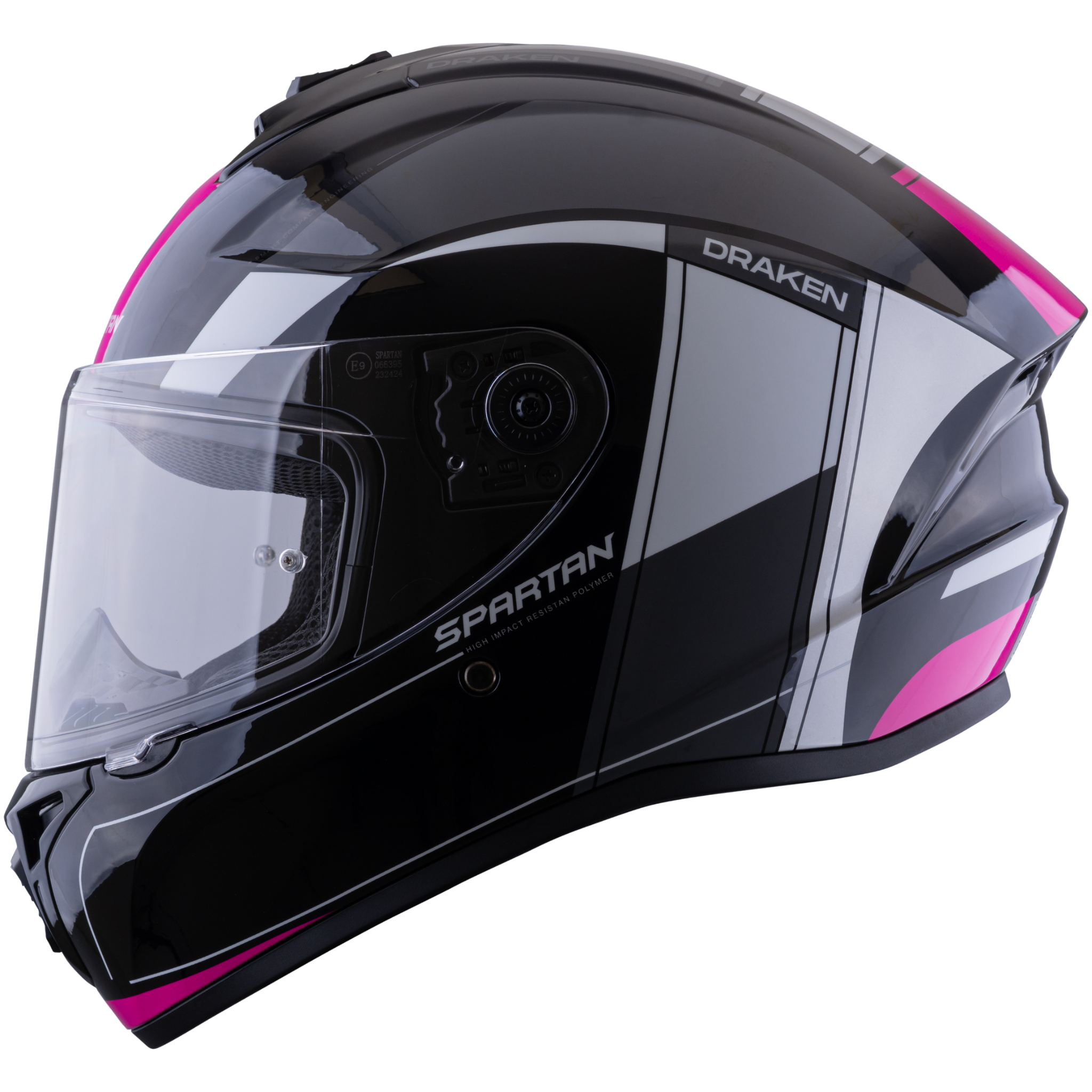 Casco Spartan Draken S Vancouver Negro Rosa