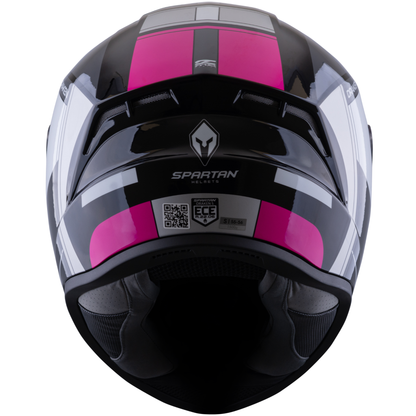 Casco Spartan Draken S Vancouver Negro Rosa